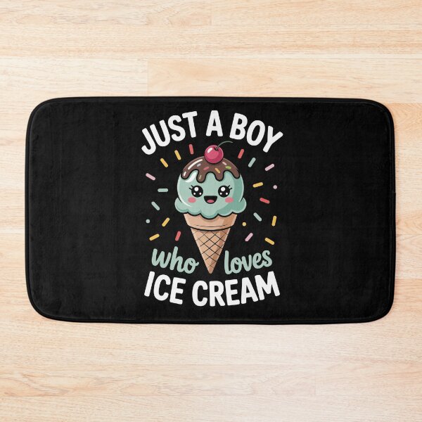 Item preview, Just a boy who loves ice cream designed and sold by jkrphoto.
