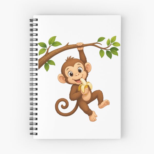 Item preview, Cheeky Monkey Banana Snack Time designed and sold by ToonyTeez.