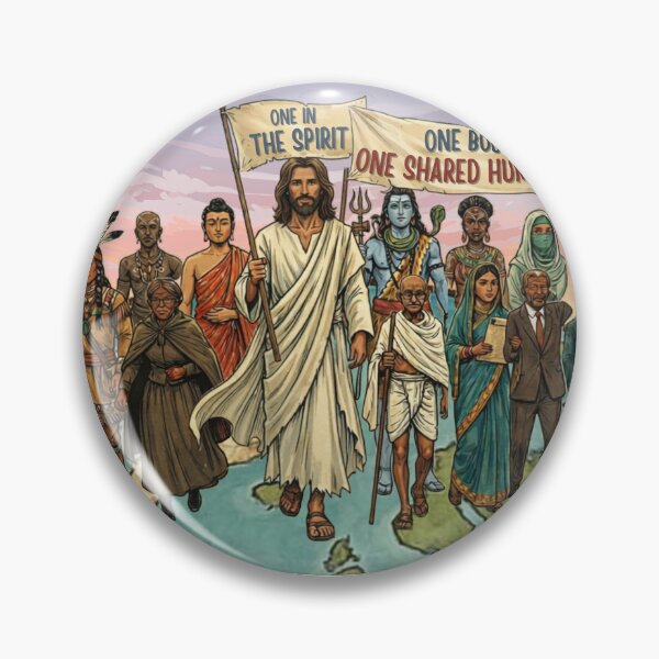 Item preview, Christian Pluralism | One Body One Spirit | Jesus and All Humanity | Faith Art designed and sold by Alt Christian.