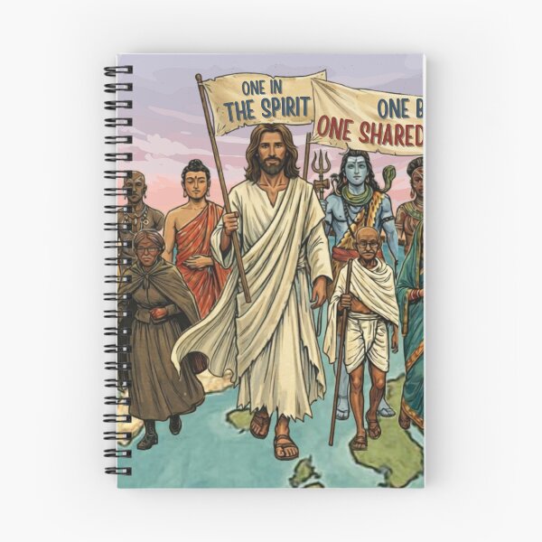 Item preview, Christian Pluralism | One Body One Spirit | Jesus and All Humanity | Faith Art designed and sold by Alt Christian.
