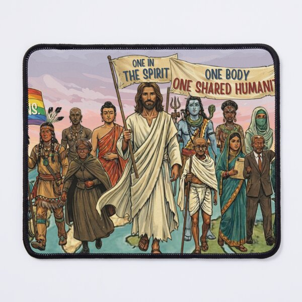 Item preview, Christian Pluralism | One Body One Spirit | Jesus and All Humanity | Faith Art designed and sold by Alt Christian.