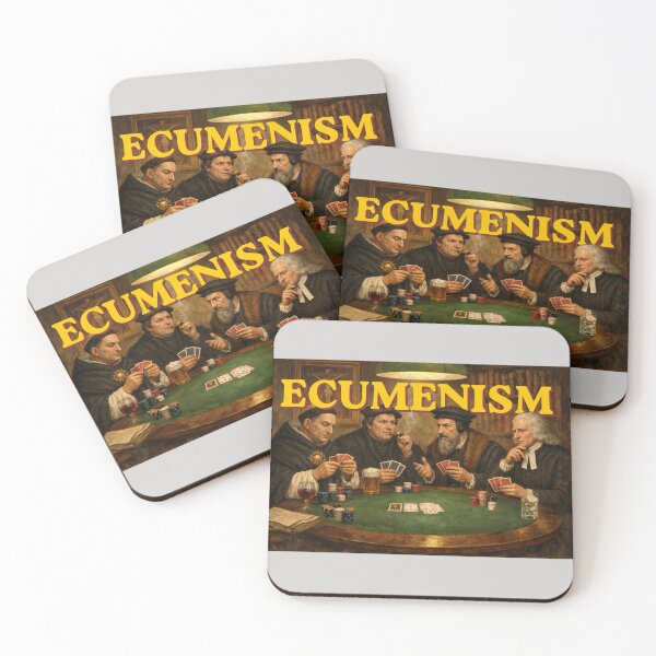 Item preview, Theologians Playing Poker | Ecumenism Humor | Funny Christian Gift For Theology Nerds designed and sold by Alt Christian.
