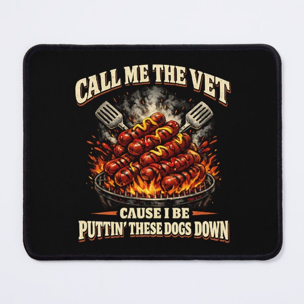 Item preview, Call Me The Vet Funny BBQ Hot Dog Grill Shirt Food Meme designed and sold by LunaMagicStudio.