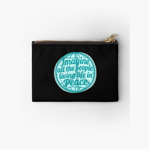 Item preview, Imagine All the People Living Life in Peace - peace sign designed and sold by Stefrait-7.