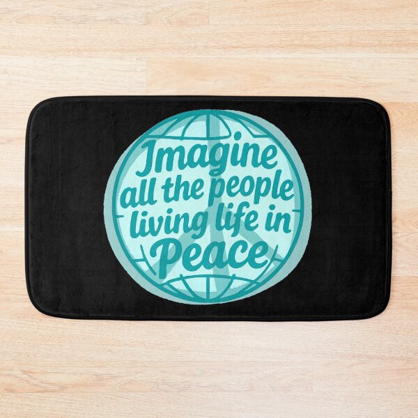 Item preview, Imagine All the People Living Life in Peace - peace sign designed and sold by Stefrait-7.