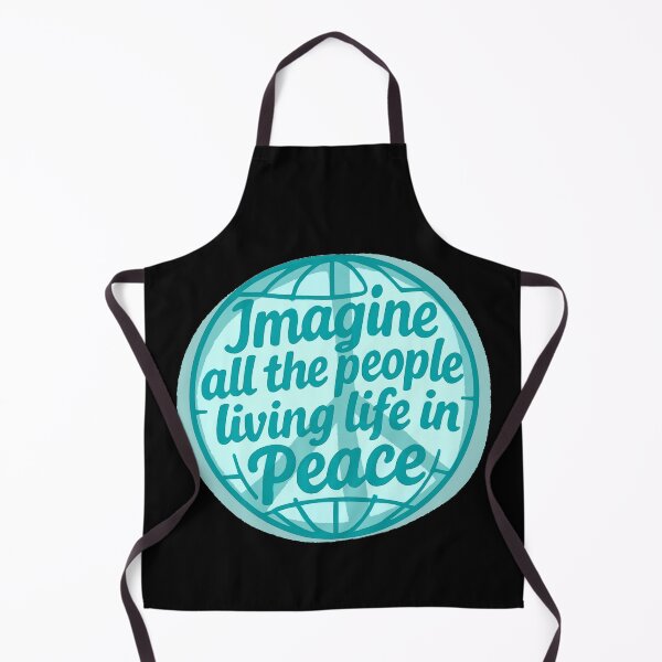 Item preview, Imagine All the People Living Life in Peace - peace sign designed and sold by Stefrait-7.