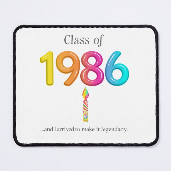 Item preview, Class of 1986 Modern 30th Birthday Candle T-Shirt designed and sold by BornFabulous.
