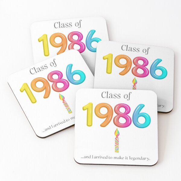Item preview, Class of 1986 Modern 30th Birthday Candle T-Shirt designed and sold by BornFabulous.