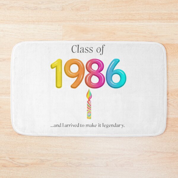 Item preview, Class of 1986 Modern 30th Birthday Candle T-Shirt designed and sold by BornFabulous.