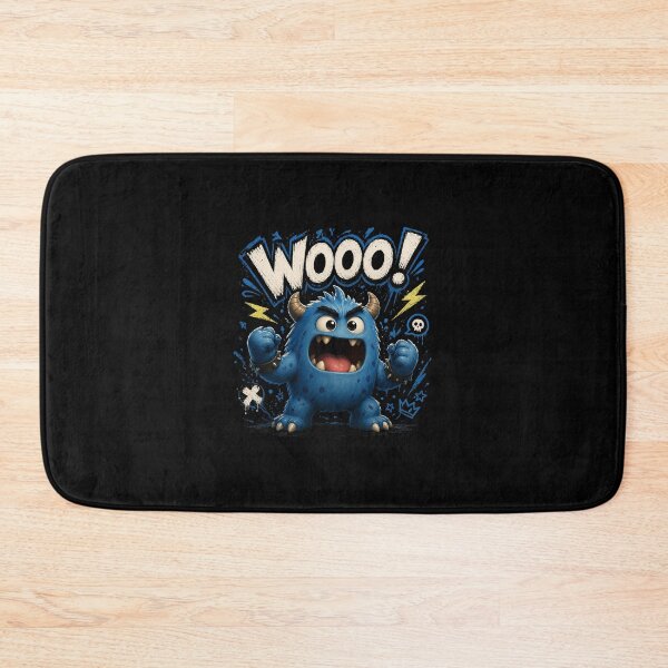 Aperçu de l'œuvre Cute Wooo Monster – Adorable Funny Kawaii Creature Design créée et vendue par Newthingzy.