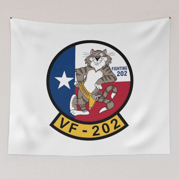 Item preview, VF-202 Superheats Fighting 202 Navy Fighter Squadron Patch designed and sold by CharlieDesings.