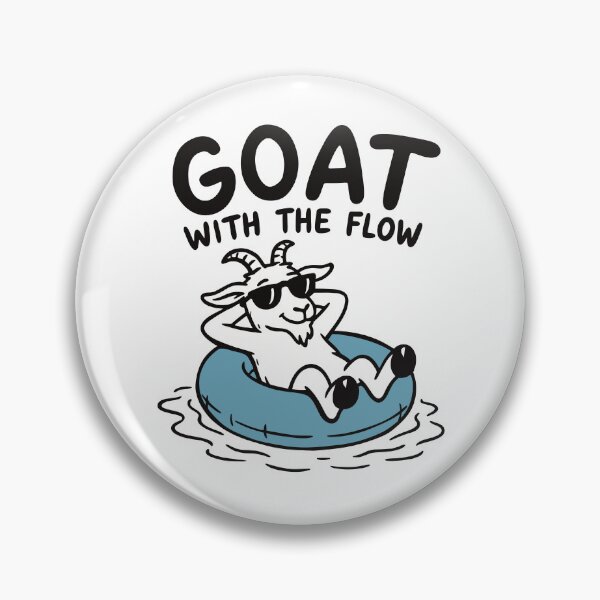 Item preview, Goat with the flow designed and sold by ChunkByChunk.
