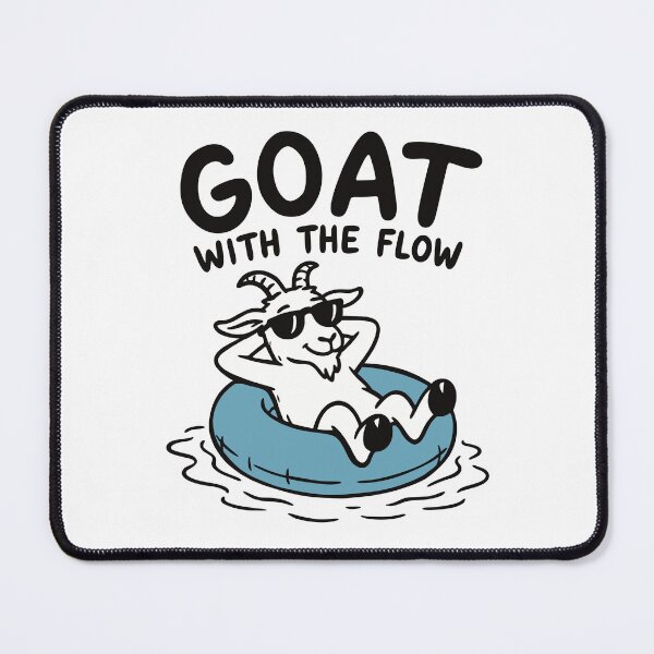 Item preview, Goat with the flow designed and sold by ChunkByChunk.