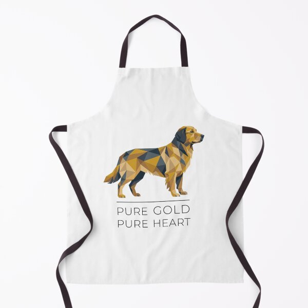 Item preview, Golden Retriever Low Poly - Pure gold, pure heart designed and sold by Pfotenfaden.