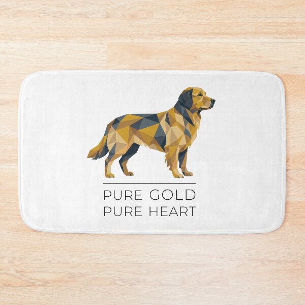 Item preview, Golden Retriever Low Poly - Pure gold, pure heart designed and sold by Pfotenfaden.
