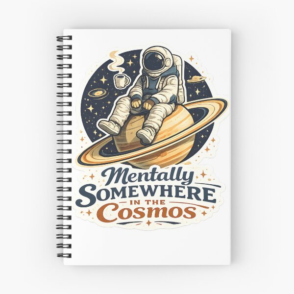 Item preview, Mentally Somewhere In The Cosmos Retro Space Aesthetic Astronaut designed and sold by StickyGuys.