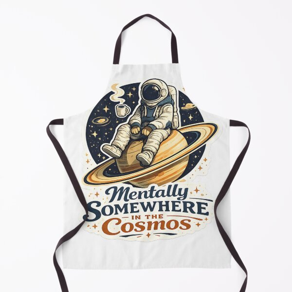 Item preview, Mentally Somewhere In The Cosmos Retro Space Aesthetic Astronaut designed and sold by StickyGuys.