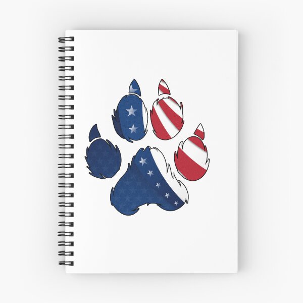 Item preview, Patriotic Paw Print designed and sold by DogLoveArt.