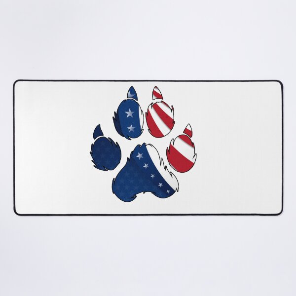 Item preview, Patriotic Paw Print designed and sold by DogLoveArt.