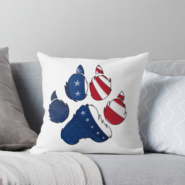 Item preview, Patriotic Paw Print designed and sold by DogLoveArt.