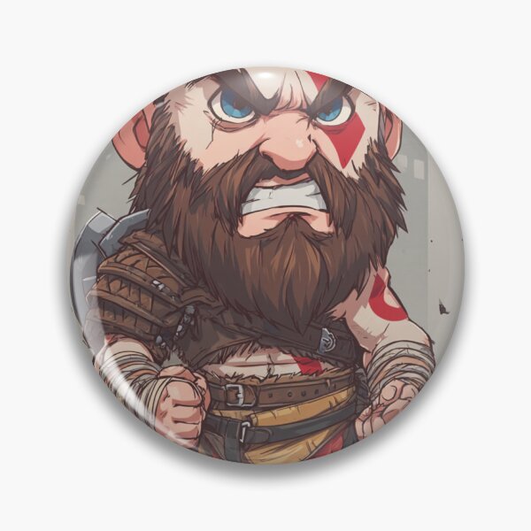 Item preview, Chibi Kratos – Cute God of War Fan Art designed and sold by MyChibiArts.