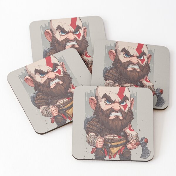 Item preview, Chibi Kratos – Cute God of War Fan Art designed and sold by MyChibiArts.
