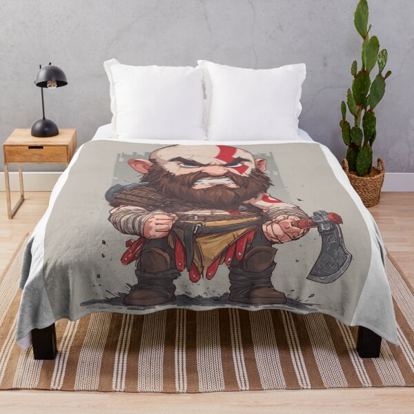 Item preview, Chibi Kratos – Cute God of War Fan Art designed and sold by MyChibiArts.
