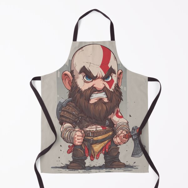Item preview, Chibi Kratos – Cute God of War Fan Art designed and sold by MyChibiArts.