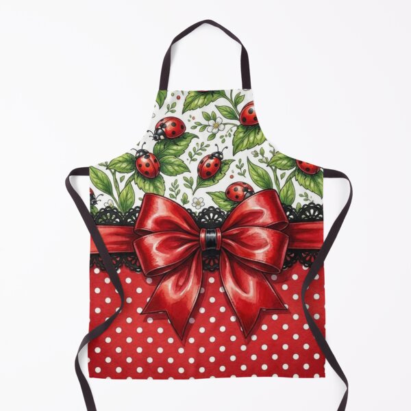 Item preview, Ladybugs and Laced Red Ribbon Design designed and sold by purplesensation.