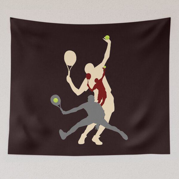 Artikelvorschau, Tennis, Sport, Tennisspieler, Spieler, Tennisschläger entworfen und verkauft von bozet.