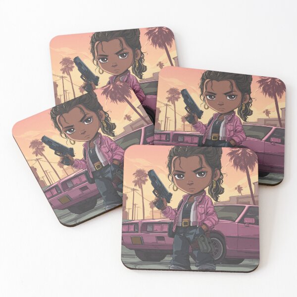 Item preview,  Chibi GTA Protagonist – Cute Crime City Fan Art designed and sold by MyChibiArts.