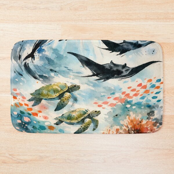 Item preview, Sunlit Currents Over Coral Skies designed and sold by WildlifeInc.