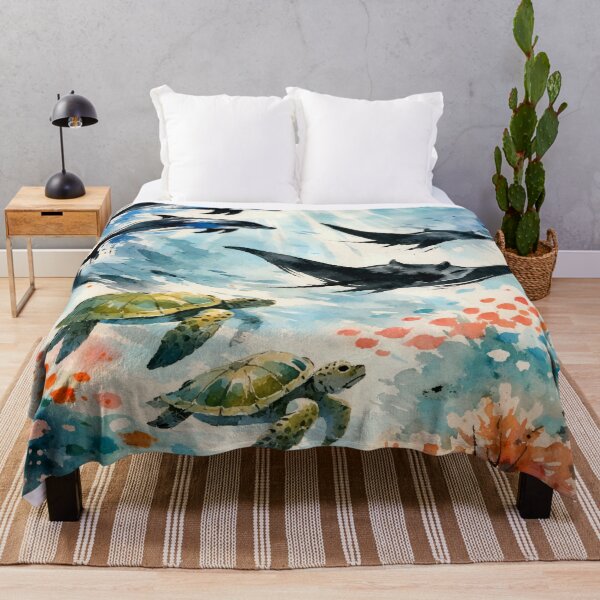 Item preview, Sunlit Currents Over Coral Skies designed and sold by WildlifeInc.