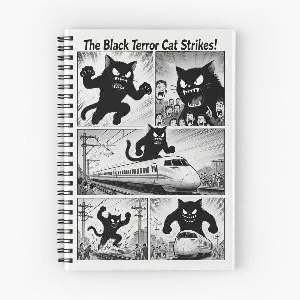 Item preview, The Black Terror Cat Strikes! designed and sold by Niagara-ReVolt.