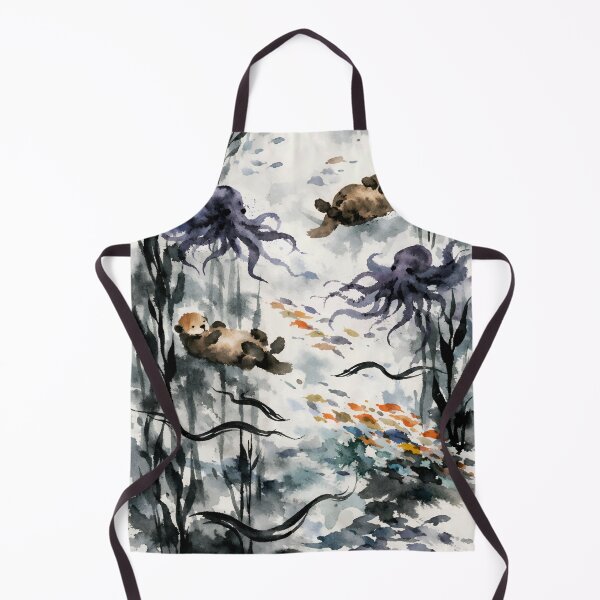 Item preview, Flowing Kelp Forest with Drifting Ocean Life designed and sold by WildlifeInc.