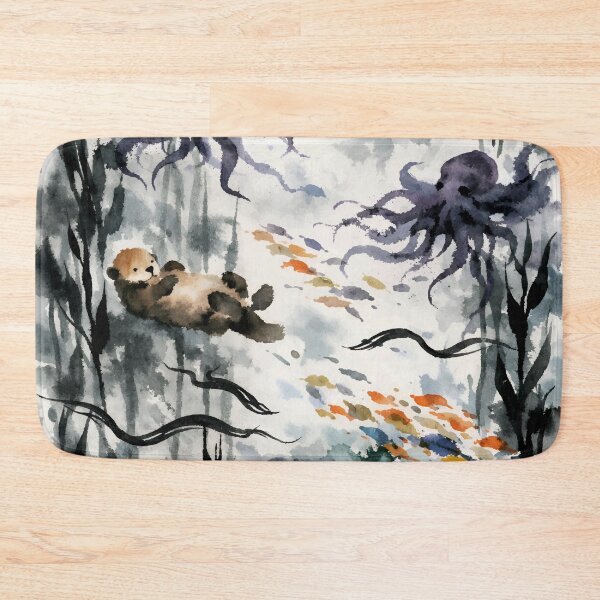Item preview, Flowing Kelp Forest with Drifting Ocean Life designed and sold by WildlifeInc.