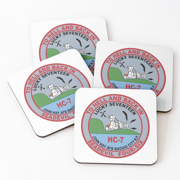 Item preview, Navy HC-7 Seadevils Lucky Seventeen Rescue Mission Patch designed and sold by CharlieDesings.