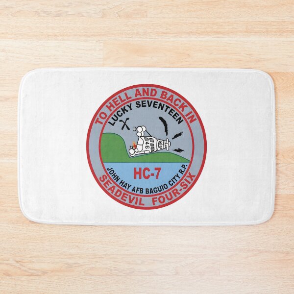 Item preview, Navy HC-7 Seadevils Lucky Seventeen Rescue Mission Patch designed and sold by CharlieDesings.