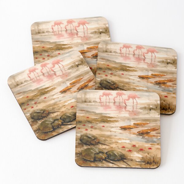 Item preview, Mudflat Rhythms of Tides and Feeding Life designed and sold by WildlifeInc.