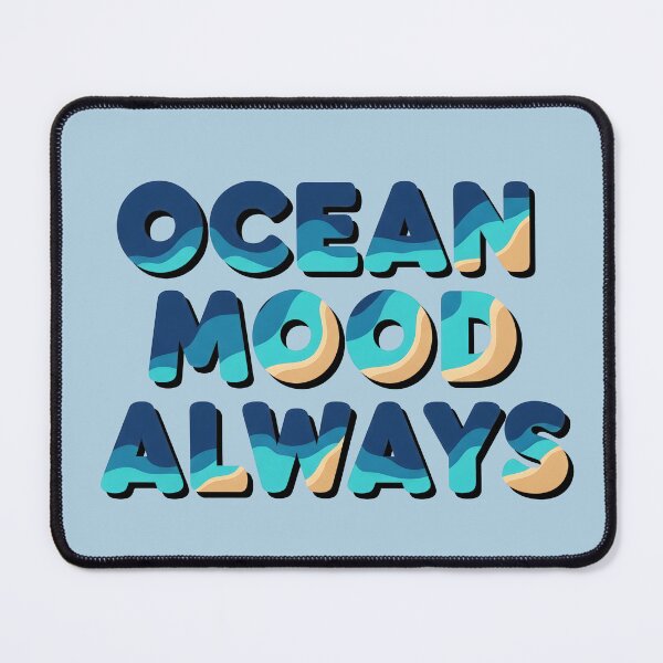 Item preview, Ocean Mood Always – Coastal Identity Typography Design designed and sold by Sea Gem.