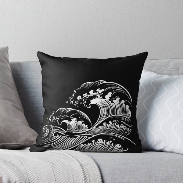 Item preview, Japanese Wave Vintage Ocean Ukiyo-e Style Design designed and sold by PatrickWill22.