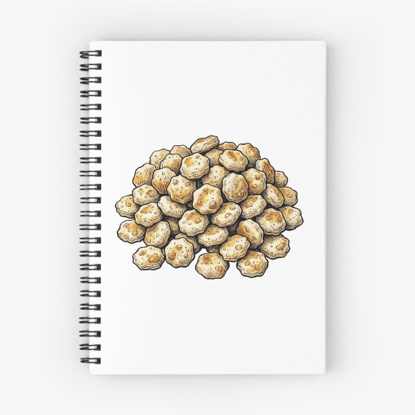 Item preview, Oyster Crackers Vintage Cookbook Food Illustration designed and sold by DuckOddity.