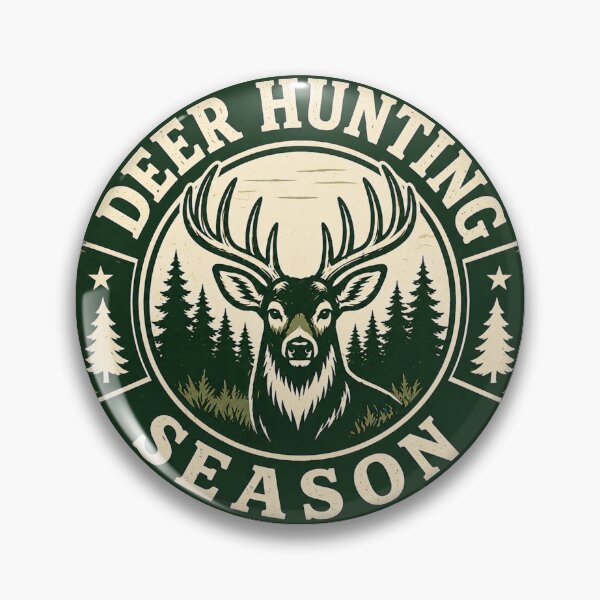 Item preview, Deer Hunting Season Badge designed and sold by EastEndTownie.