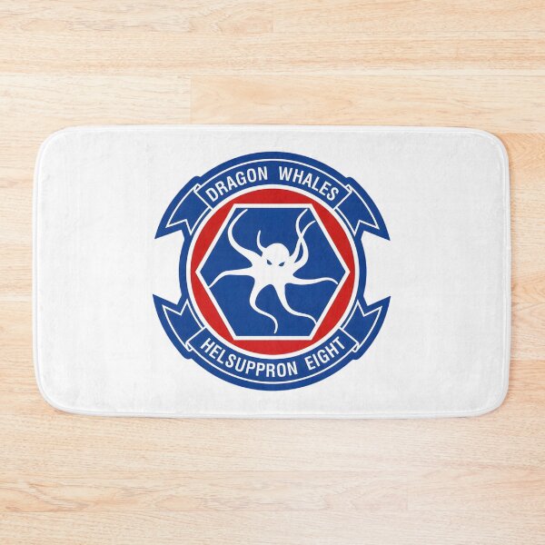 Item preview, HC-8 Dragon Whales Helicopter Combat Support Squadron Eight Patch designed and sold by CharlieDesings.