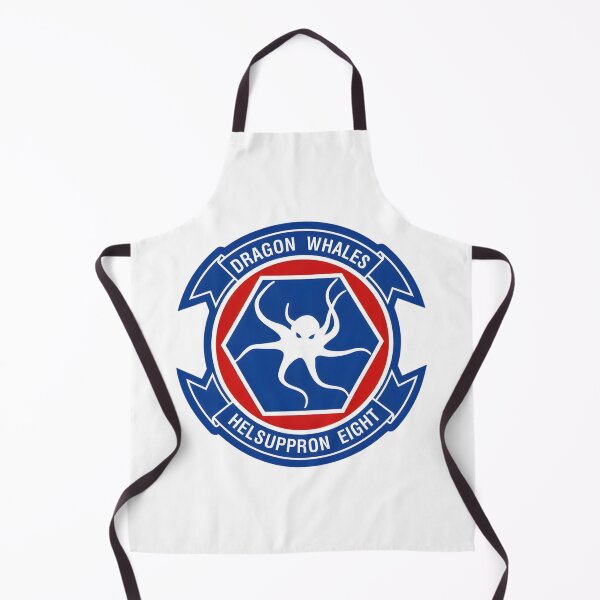 Item preview, HC-8 Dragon Whales Helicopter Combat Support Squadron Eight Patch designed and sold by CharlieDesings.