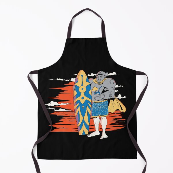 Item preview, Surfing knight in the setting sun designed and sold by TomiAx.