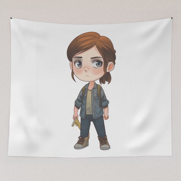 Item preview, Chibi Ellie – Cute Post‑Apocalyptic Survivor Fan Art designed and sold by MyChibiArts.