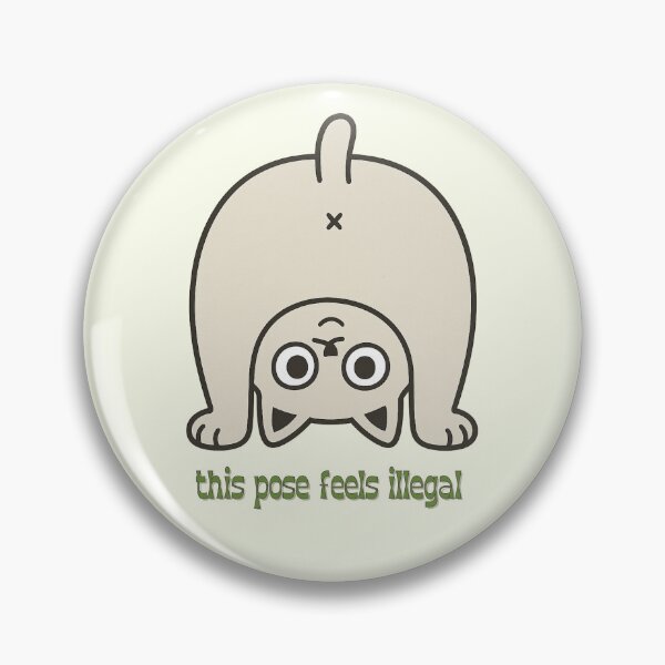 Item preview, This Pose Feels Illegal designed and sold by Wobble Studio.