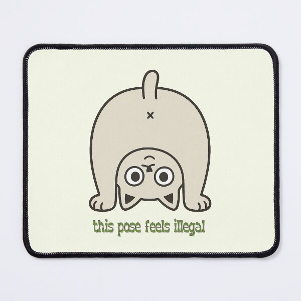 Item preview, This Pose Feels Illegal designed and sold by Wobble Studio.