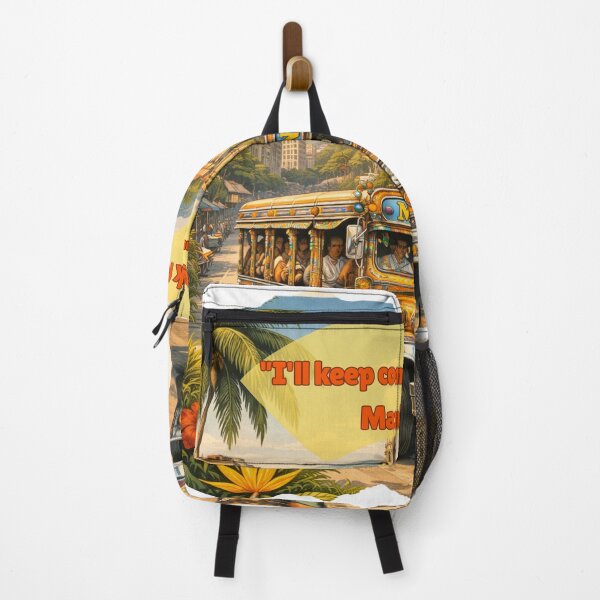 Item preview, I’ll Keep Coming Back to Manila – Jeepney Filipino City Nostalgia Travel Design designed and sold by A-R Digital Designs.